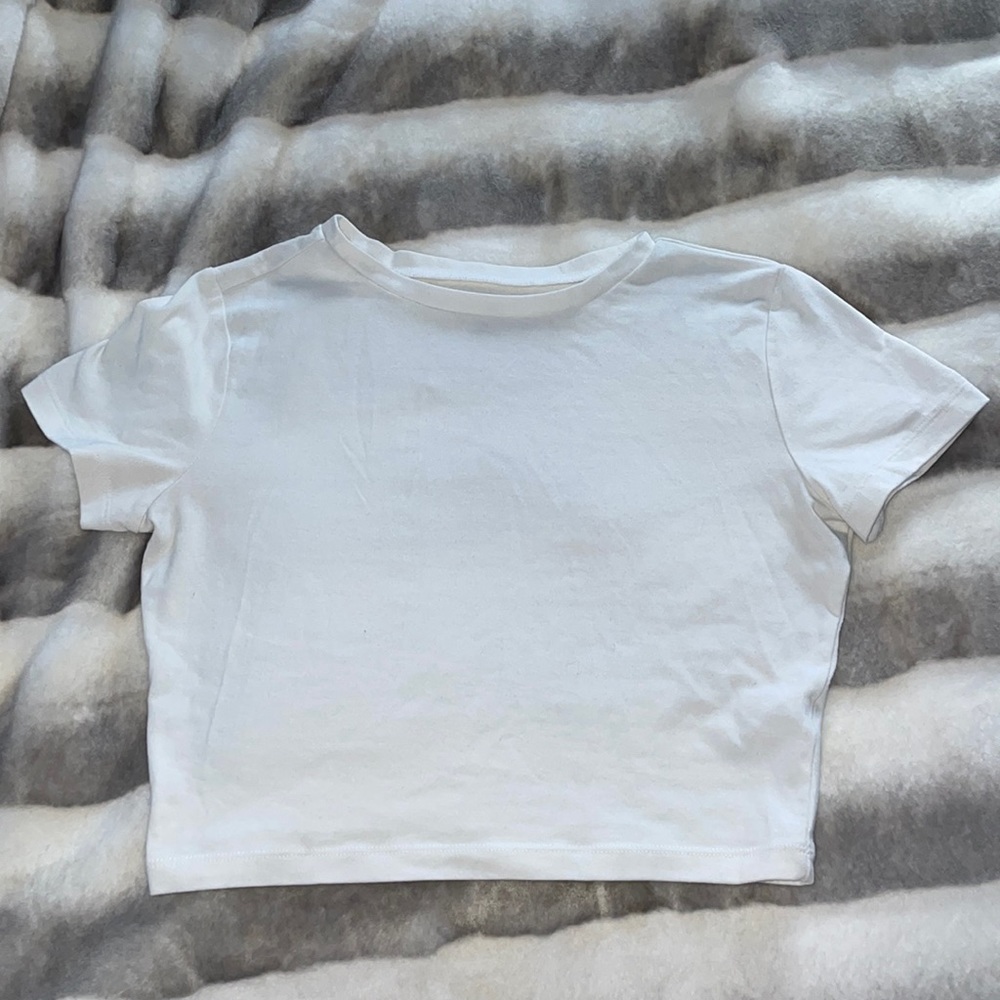 Medium white crop top, brand is wild and fable from target, size medium